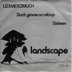 Landscape U2XME1X2MUCH USED VINYL 7INCH 33 S RPM EP STEREO