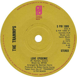 The Trammps Love Epidemic / I Know That Feeling USED VINYL 7INCH 45 RPM SINGLE REISSUE STEREO