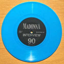 Madonna Interview 90 USED VINYL 7INCH UNOFFICIAL RELEASE