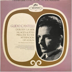 Guido Cantelli / Claude Debussy / Philharmonia Orchestra Debussy: La Mer - Nuages & Fêtes - Prelude To The Afternoon Of A Faun Vinyl LP USED