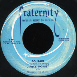 Jimmy Dorsey And His Orchestra So Rare / Sophisticated Swing VINYL 7" USED