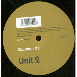 Unit 2 Oscillator 01 USED VINYL 12INCH 33 S RPM