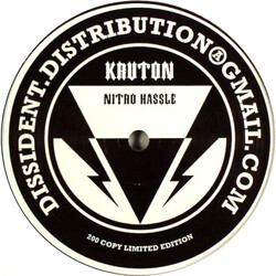 Kruton Nitro Hassle USED VINYL 12INCH 45 RPM SINGLE SIDED LIMITED EDITION