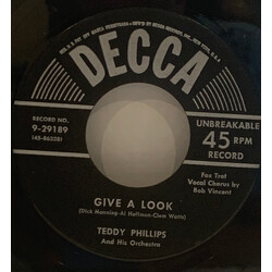 Teddy Phillips And His Orchestra Give A Look USED VINYL 7INCH 45 RPM