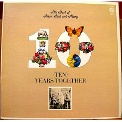 Peter, Paul & Mary The Best Of Peter, Paul And Mary (Ten) Years Together Vinyl LP USED