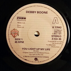 Debby Boone You Light Up My Life Vinyl 7" USED