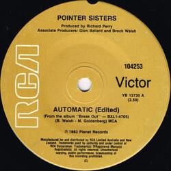 Pointer Sisters Automatic VINYL 7" USED