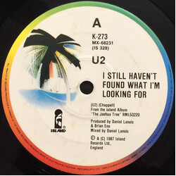 U2 I Still Haven't Found What I'm Looking For USED VINYL 7INCH 45 RPM SINGLE