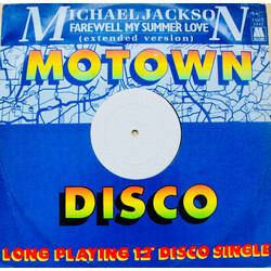 Michael Jackson Farewell My Summer Love USED VINYL 12INCH WHITE LABEL