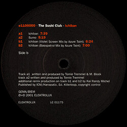 The Sushi Club Ichiban VINYL 12" USED