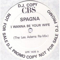 Ivana Spagna I Wanna Be Your Wife (The Les Adams Remix) USED VINYL 12INCH 45 RPM PROMO