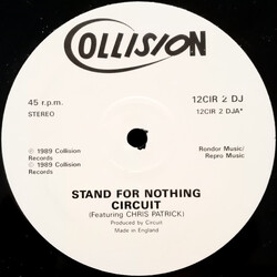 Circuit (4) / Chris Patrick Stand For Nothing USED VINYL 12INCH PROMO