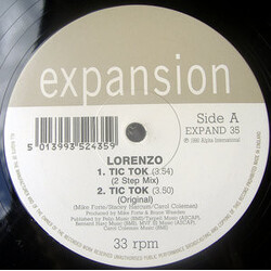 Lorenzo Smith Tic Toc USED VINYL 12INCH