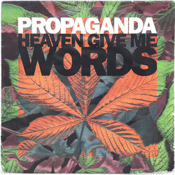 Propaganda Heaven Give Me Words USED VINYL 7INCH 45 RPM SINGLE
