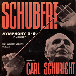 Franz Schubert / Sinfonie-Orchester Des Süddeutschen Rundfunks / Carl Schuricht Symphony Nº 9 In C Major Vinyl LP USED