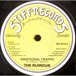The Rumour Emotional Traffic USED VINYL 7INCH SINGLE SIDED ETCHED