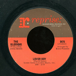 The Blossoms Lover Boy USED VINYL 7INCH 45 RPM SINGLE STYRENE