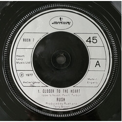 Rush Closer To The Heart USED VINYL 7INCH 45 RPM