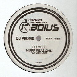 Dee3Dee / Recluse (4) Nuff Reasons / Unexplained USED VINYL 12INCH 45 RPM PROMO