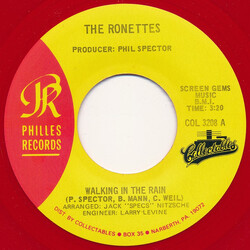 The Ronettes Walking In The Rain / Born To Be Together USED VINYL 7INCH 45 RPM