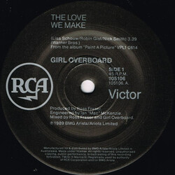 Girl Overboard The Love We Make USED VINYL 7INCH 45 RPM SINGLE