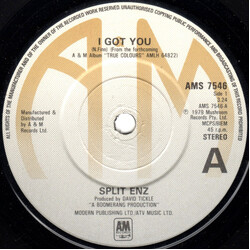 Split Enz I Got You USED VINYL 7INCH 45 RPM