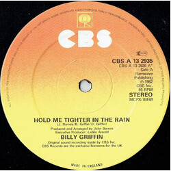 Billy Griffin Hold Me Tighter In The Rain USED VINYL 12INCH 45 RPM SINGLE