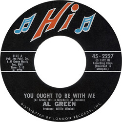 Al Green You Ought To Be With Me / What Is This Feeling USED VINYL 7INCH 45 RPM STYRENE