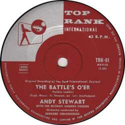 Andy Stewart The Battle's O'Er (Soldier Laddie) USED VINYL 7INCH 45 RPM SINGLE