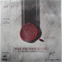 Whitesnake Fool For Your Loving USED VINYL 7INCH PROMO
