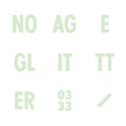 No Age Glitter USED VINYL 7INCH 45 RPM SINGLE