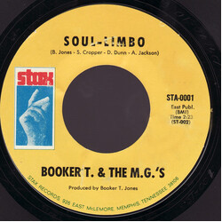 Booker T & The MG's Soul-Limbo / Heads Or Tails USED VINYL 7INCH 45 RPM SINGLE STYRENE