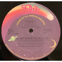 Dynasty I've Just Begun To Love You USED VINYL 12INCH 33 S RPM