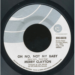 Merry Clayton Oh No, Not My Baby / Suspicious Minds USED VINYL 7INCH 45 RPM STYRENE
