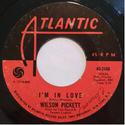 Wilson Pickett I'm In Love USED VINYL 7INCH 45 RPM SINGLE
