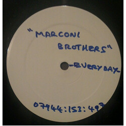 Marconi Brothers Every Day Of The Week USED VINYL 12INCH PROMO UNOFFICIAL RELEASE WHITE LABEL