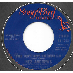 Inez Andrews Lord Don't Move The Mountain USED VINYL 7INCH 45 RPM SINGLE REPRESS