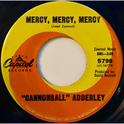 Cannonball Adderley Mercy, Mercy, Mercy USED VINYL 7INCH 45 RPM