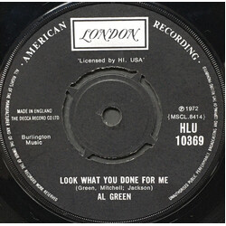 Al Green Look What You Done For Me USED VINYL 7INCH 45 RPM SINGLE