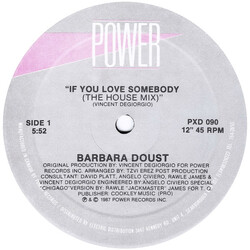Barbara Doust If You Love Somebody USED VINYL 12INCH 45 RPM