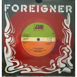 Foreigner Hot Blooded USED VINYL 7INCH 45 RPM SINGLE