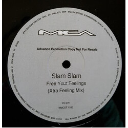 Slam Slam Free Your Feelings USED VINYL 12INCH PROMO 45 RPM