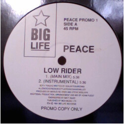 Peace (8) Low Rider USED VINYL 12INCH 45 RPM PROMO