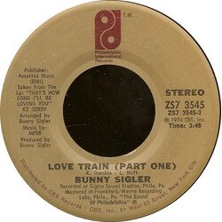 Bunny Sigler Love Train USED VINYL 7INCH SINGLE 45 RPM