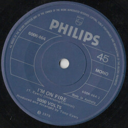5000 Volts I'm On Fire USED VINYL 7INCH 45 RPM SINGLE MONO