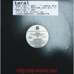 Taral / LL Cool J How Can I Get Over You (Remix) VINYL 12" USED