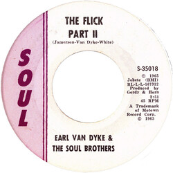 Earl Van Dyke / The Soul Brothers (17) The Flick USED VINYL 7INCH 45 RPM SINGLE