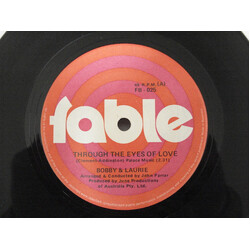 Bobby And Laurie Through The Eyes Of Love USED VINYL 7INCH 45 RPM