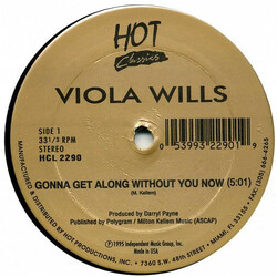 Viola Wills Gonna Get Along Without You Now / If You Could Read My Mind USED VINYL 12INCH 33 S RPM STEREO