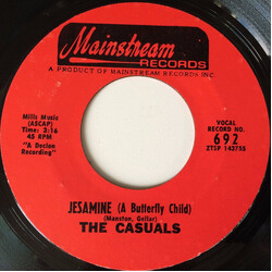 The Casuals Jesamine (A Butterfly Child) / I've Got Something Too USED VINYL 7INCH 45 RPM